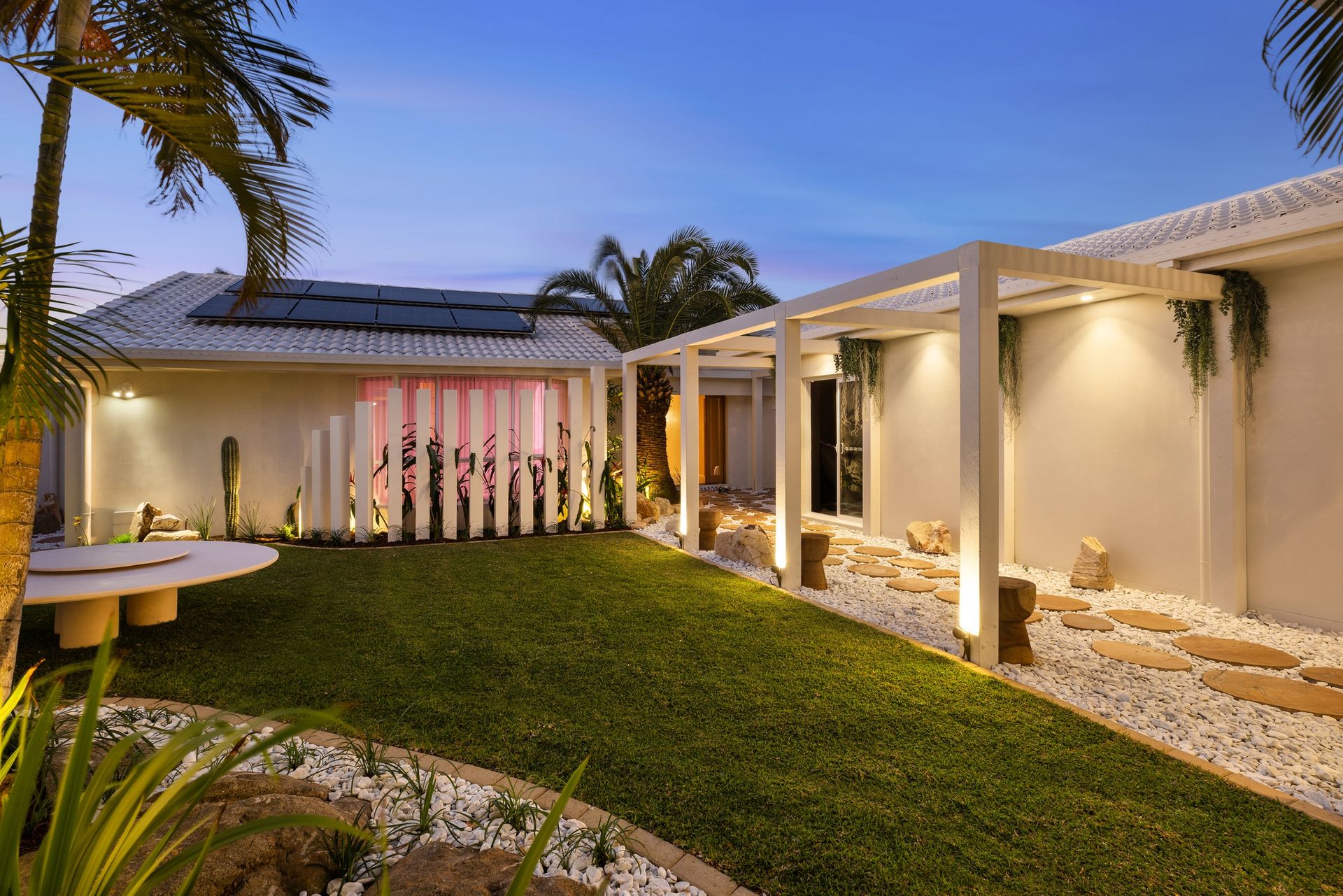 Sunset Cove garden and landscaping